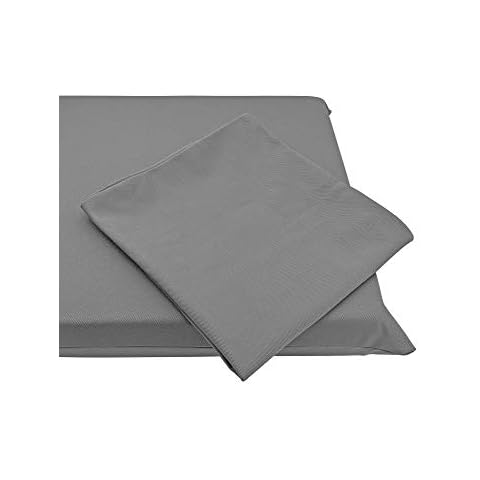 ehomegoods Waterproof Soft and Durable Gray Elastic Machine-Washable Large Size Dog Bed Cover (48"x29") Cover