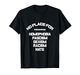 No Place For Homophobia Sexism Racism Hate