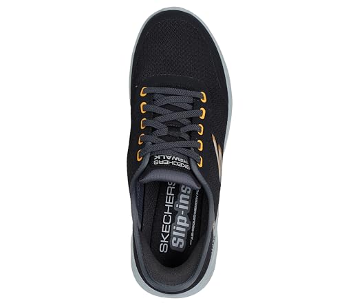 Skechers Skechers Men's Go Walk Flex Netro Hands Free Slip-Ins Sneaker, Black, 7.5