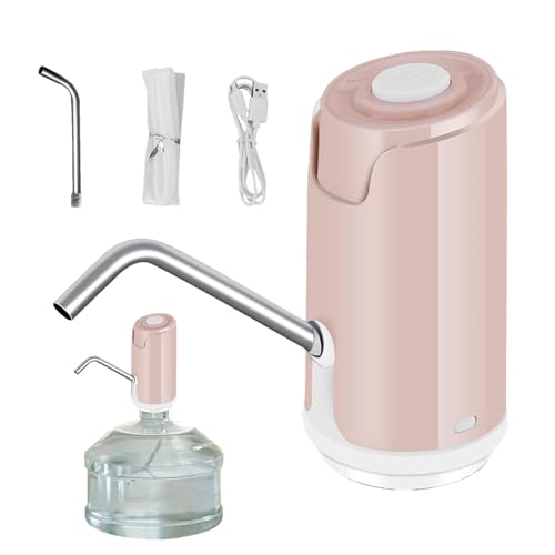 Dispensador de agua eléctrico, bomba eléctrica para botellas de agua, dispensador de botellas de agua eléctrico, carga USB, bomba de agua potable, bomba de agua portátil para exteriores, aulas, I