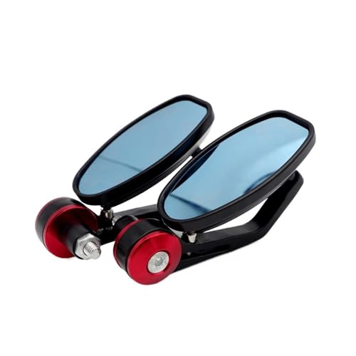 Rétroviseurs De Moto, Bout De Barre, Rétroviseur D'extrémité De Guidon 22mm pour Escudo Gsx S1000F Gsx S750 GSR 750 Dl650 Samurai Sj410