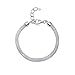 Produktbild Amberta Damen Armband aus 925 Sterling Silber mit Simulierter Diamant: Kristall Armband Statement mit Zirkonia