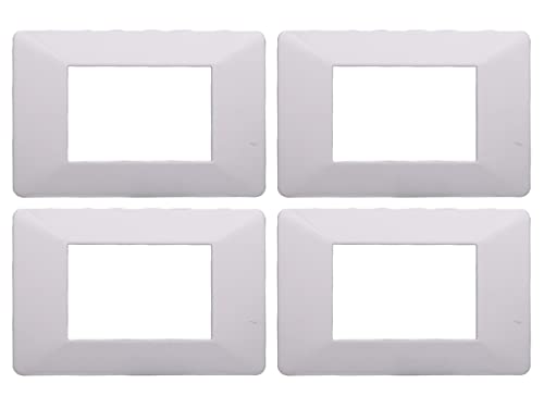 4 Pezzi Placche Compatibile Con Vimar Plana, Placche In...