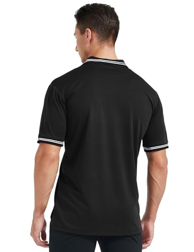 image for FitsT4 Sports Short Sleeve Polo Shirt Baseball/Softball Umpire Jersey/