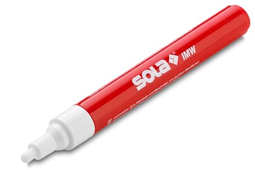 Sola IMW – Marcador industrial blanco – Rotulador blanco con punta reversible de 4 mm