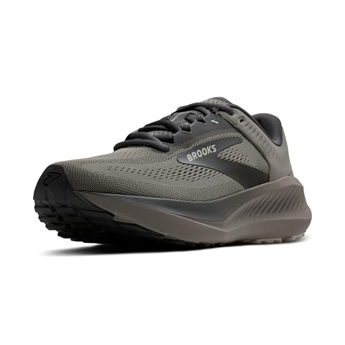 Image of Brooks Men’s Anthem 8 Neutral Running Shoe - Rock Ridge/Grey/Coconut - 13 Medium