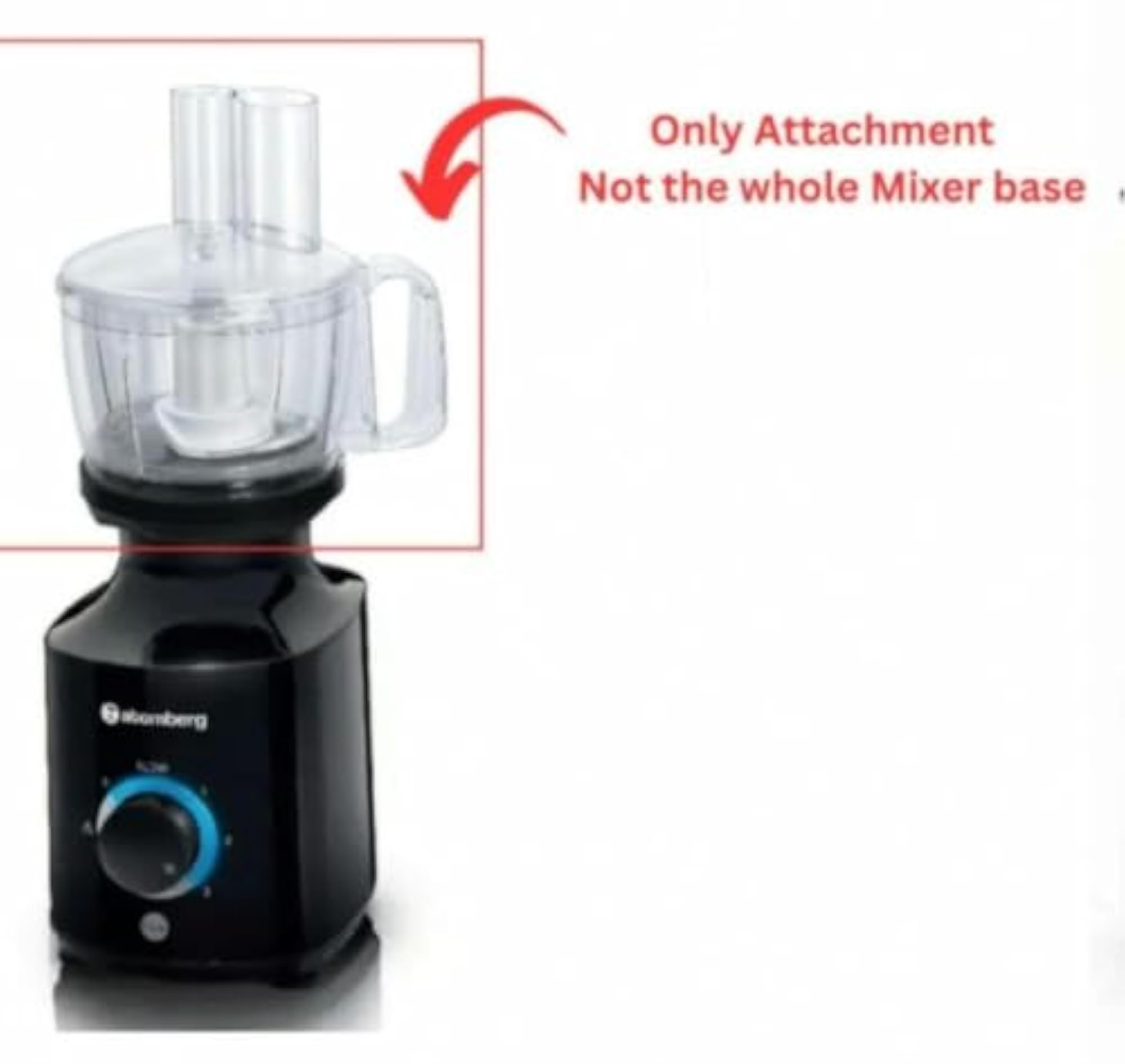 4G Food Processor Attachment Compatible with Atomberg Mixer Models