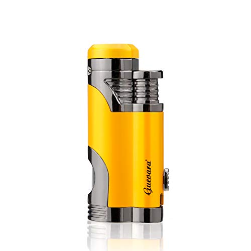GUEVARA Butane Torch Lighter with Punch Windproof Double Jet Lighters - Thumbnail 2