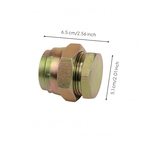 Bouchon hydraulique Qianly 1,2 pouces type D embout fileté hexagonal pour outillage