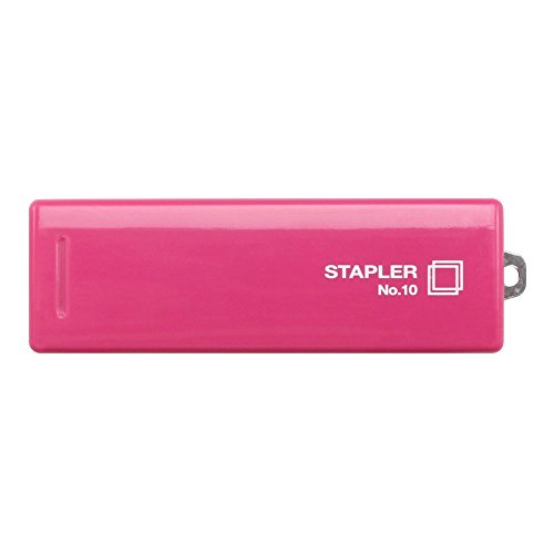 Agrafeuse compacte Midori rose dans votre trousse pour organiser vos cours