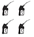 Husky 159404N-04 New X Unleaded Nozzle with Three Notch Hold Open Clip and Full Grip Guard (F?ur ???k)