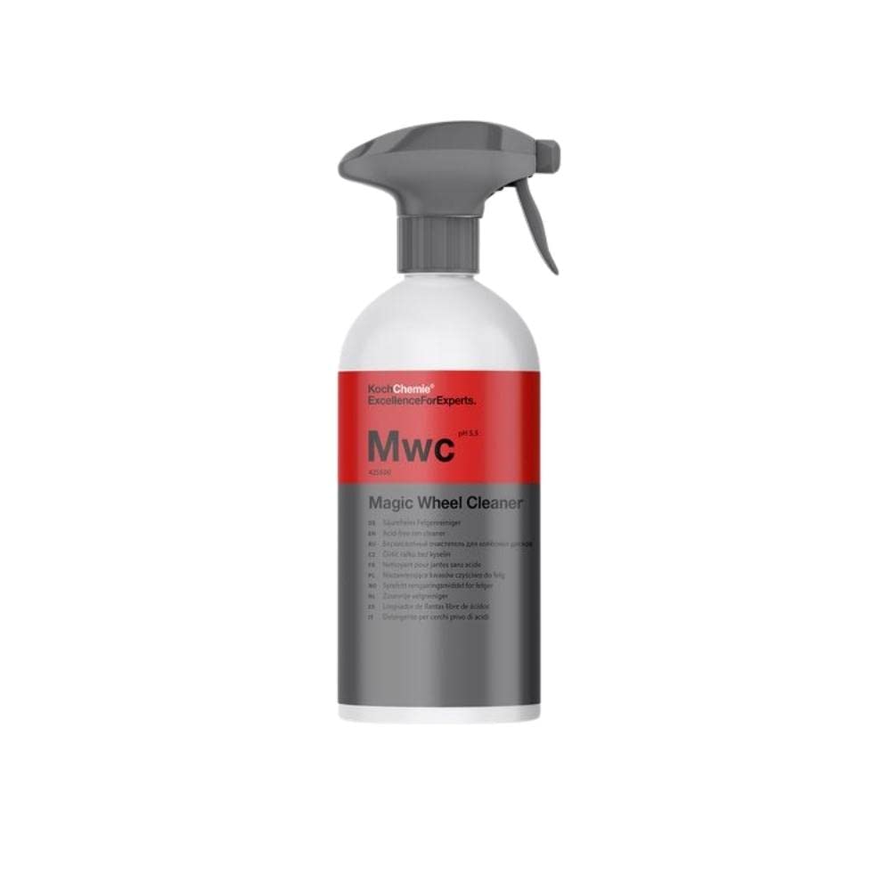 Koch Chemie Magic Wheel Cleaner Felgenreiniger 500ml Säurefrei Set (4-Teilig)