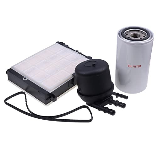 Holdia Oil & Fuel Filter Kit Compatible With Ford Diesel 6.7 6.7L Powerstroke Motorcraft #TOP2