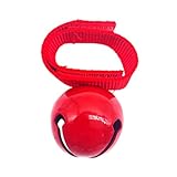Pegciuho Noise Maker Dog Bell with for Hiking Travel Mountaineering, Red