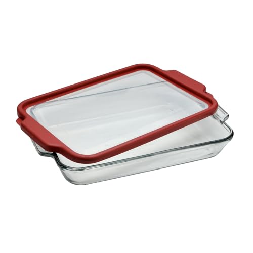 Anchor Hocking 3-Quart Cherry Red Dish