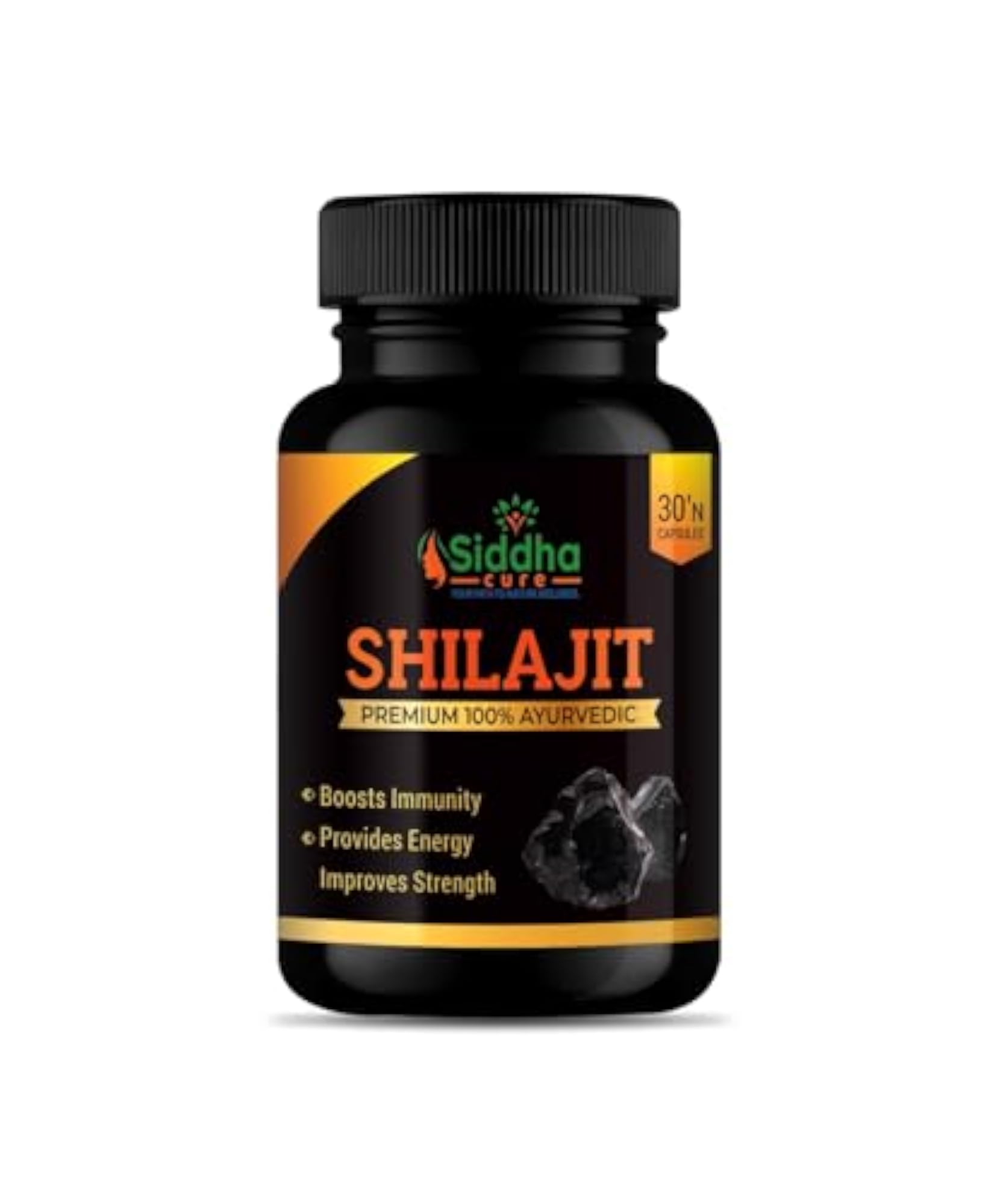 Siddha Cure Shilajit & Pure Himalayan Capsules Combo, 30 Capsules