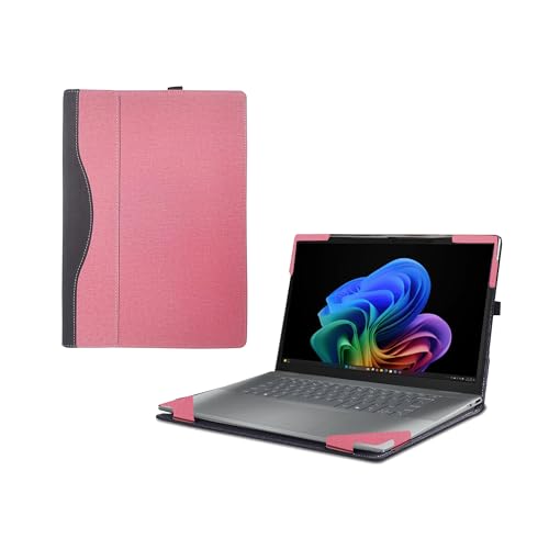 Funda para HP OmniBook X Flip 14 de piel rosa 7
