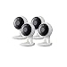 Samsung Wisenet SNH-V6431BN SmartCam 1080p Full HD Wi-Fi Indoor IP Camera Four Pack (Renewed)