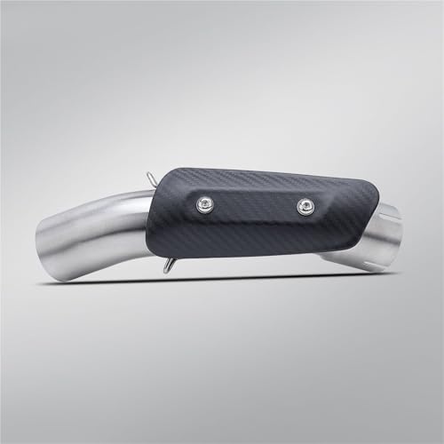 Protector térmico de escape de motocicleta con abrazaderas de sujeción universales 5