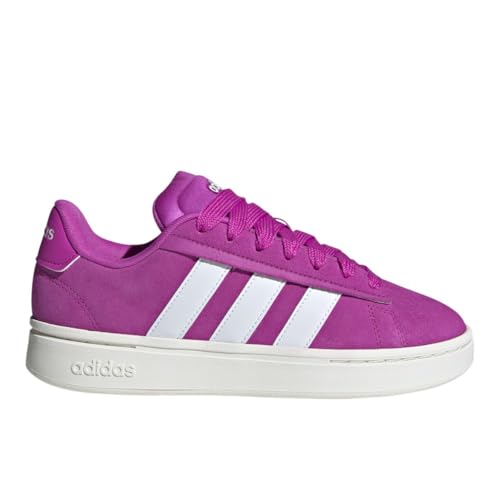 Adidas Women's Grand Court Alpha 00s, Purple Burst/White/Purple Burst, 9