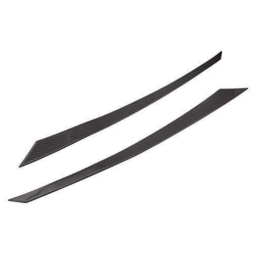 Zwbfu Substituição de adesivos de sobrancelha em fibra de carbono para carro, sobrancelha, pálpebra,