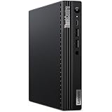 Lenovo ThinkCentre M70q Gen 4 Tiny Desktop Computer, Intel Core i5-13400T 1.3GHz, 16GB RAM, 256GB SSD, Windows 11 Pro, Black