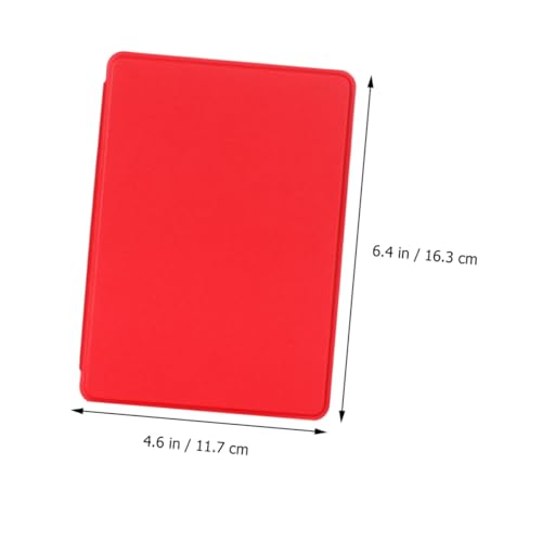 Funda Kindle 658 de cuero rojo con función autoactivación y protección total 2