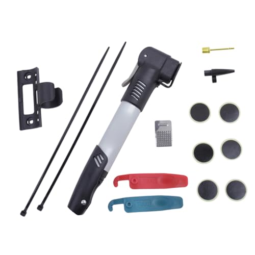 POPETPOP Multi Function Bike Tire Repair Kit Durable Tools Mountain Road Bikes Includes Tire Levers Assorted Color Accessories for Emergency Repairs and Maintenance