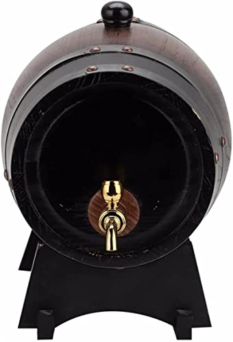 Hao Rizi-wijn maken vaten Houten vat Vintage Gestreepte Brandy Whisky Barrel Oak Wine Ton Container met kraan Wijnaccessoires - Image 4