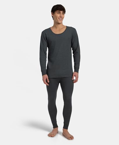 Image of Jockey 2401 Men's Super Combed Cotton Rich Full Sleeve Thermal Undershirt with Stay Warm Technology