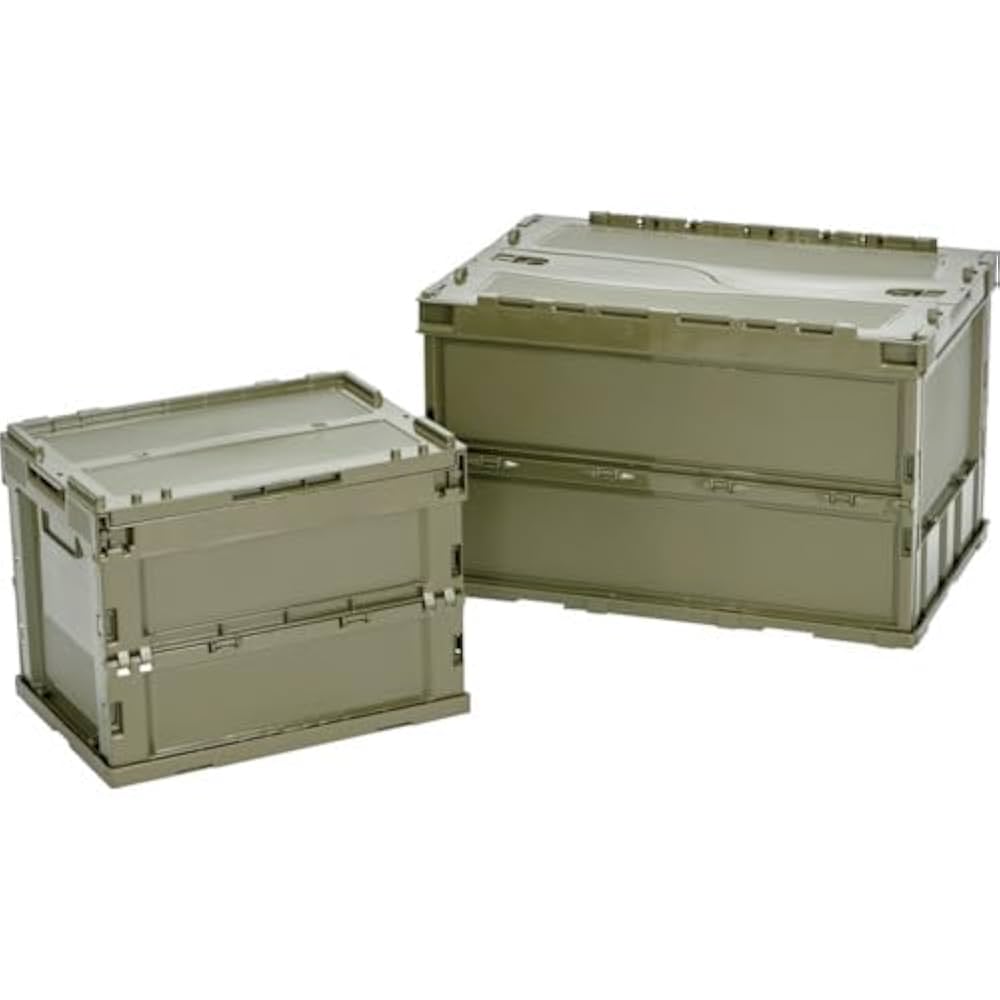TRUSCO FOLDING CONTAINER 2個 TRUSCO FOLDING CONTAINER 2個 Amazon.com: TRUSCO Stacking