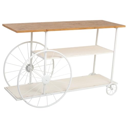 Recibidor de madera y metal lac