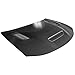 FREEMOTOR802 Front Hood Panel, Compatible with 2015-2023 Dodge Charger, 2021 SRT Hellcat Redeye Widebody Style Unpainted Black Aluminum Engine Cover Replacement