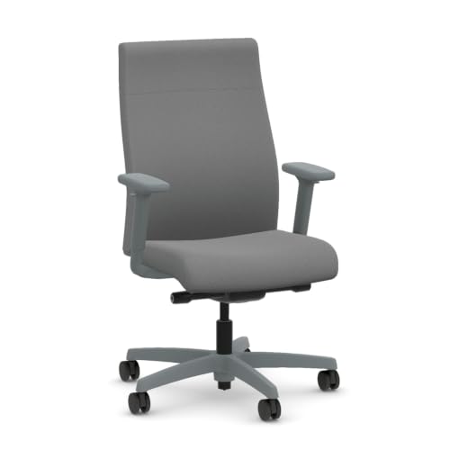 Image of HON Ignition 2.0 Ergonomic Office Chair, Lumbar Support, Desk Chair, Frost