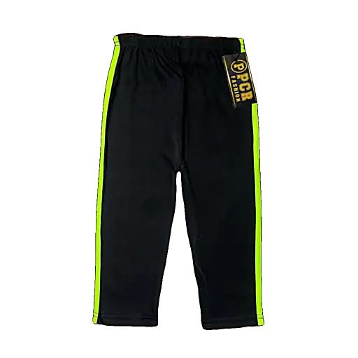 Image of Unisex Kid's Polyester Solid Printed Elastic Waistband Combo Multicolor Track Pants Casual Fit 106