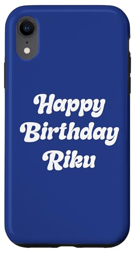 Happy Birthday Riku Case for iPhone XR