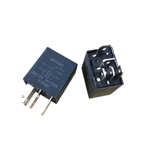 Relé automotriz JD1926 12V 30A de 5 pines para instalación de faros auxiliares y componentes