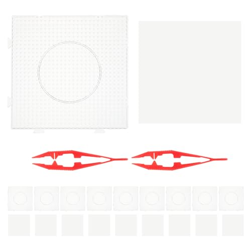 Perles à repasser plaques transparentes Homoyoyo pour les après-midis créatifs
