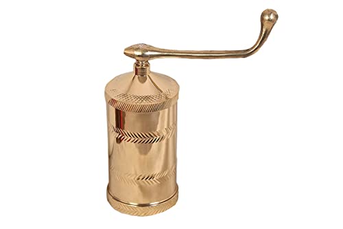 Whizzo Pure Brass 600gm Sev Sancha Machine with Free 6 Different Jali for Making Different Types of Sevaiya, Sev, Gathiya Murukku, Chakli, Bhujia Etc [600GM Diamond]
