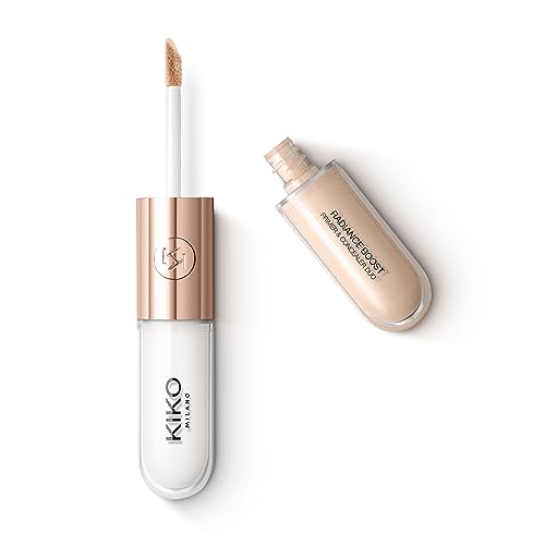 KIKO Milano Radiance Boost Primer & Concealer Duo 02 | Dúo De Base Y Corrector De Ojos