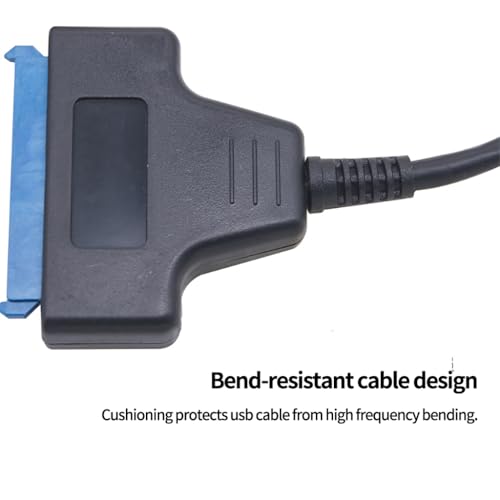 Cable adaptador SATA 22pin a USB 3.0 Dual puerto USB-C y USB-A miniatura 2