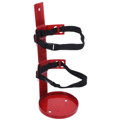 DOITOOL Gancho Para Colgar Extintor De 2-4 Kg Fabricado En Hierro y Poliéster, Soporte Versátil Para Extintores Domésticos y Comerciales