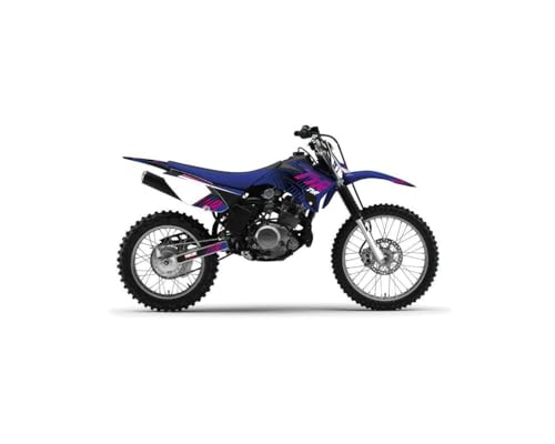 Kit déco Yamaha TTR 125 rose Flow ultra résistant pour la protection de vos carénages