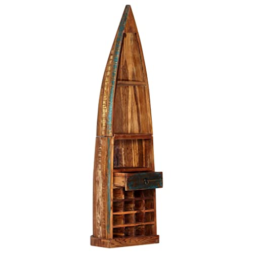 Casier à bouteilles en bois pour ranger et organiser une petite cave - 4