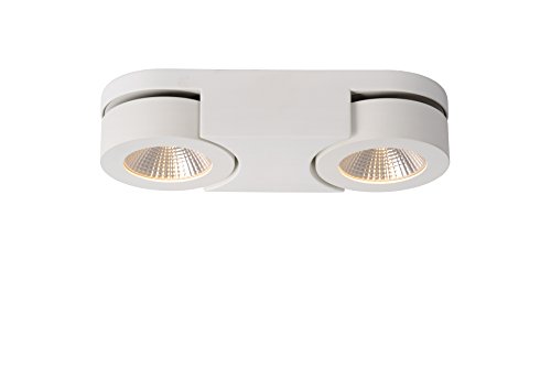 Preisvergleich Produktbild Lucide MITRAX - Deckenstrahler - LED Dim. - 2x5W 3000K - Weiß