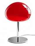 Gumdrop Red Glass Mushroom Lamp