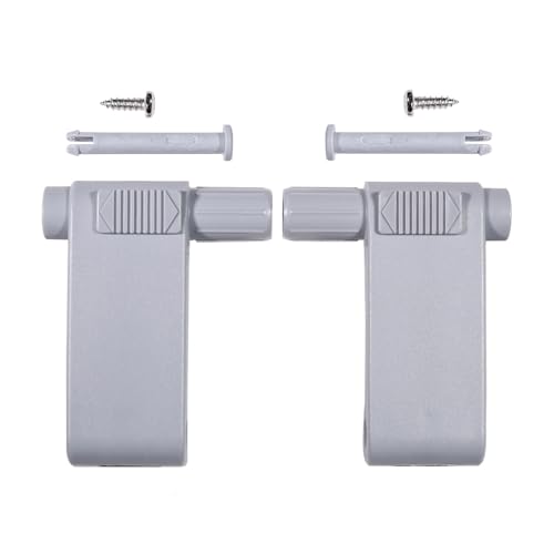 cantondz Ersatzteil für Griffhebel & Konsolen-Set Kompatibel mit Braas Atelier-Fenster BA/DA 1992-(Grau) Griffhebel-set und Konsolen-Set