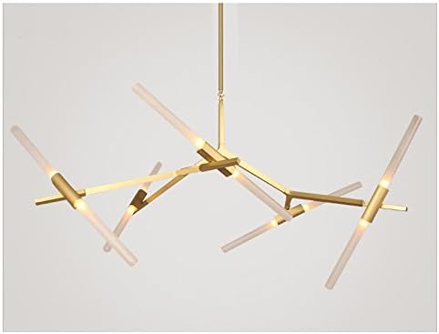 Golden Astral Agnes Light Chandelier (10 Lights, Golden)