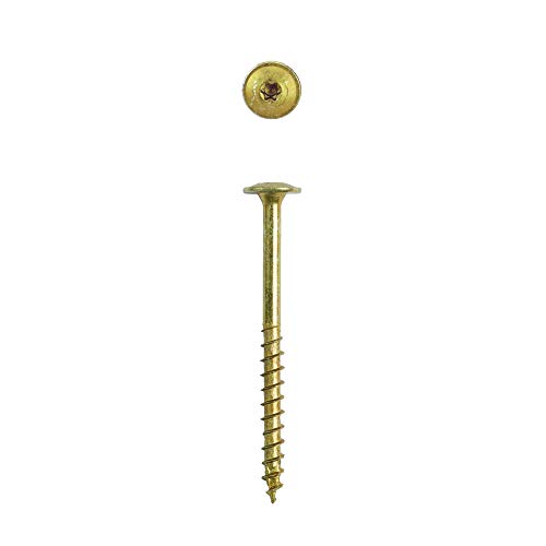 SPAX 4281020500604 10X2-1/2 MP WH INT Screw, 10 x 2-1/2 (1 lb.), Yellow
