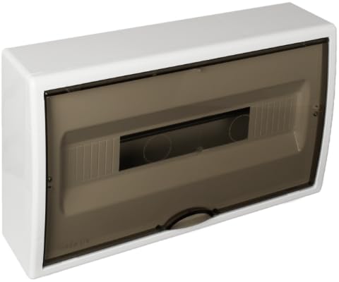 Boîte à distribution de surface 18 éléments avec porte fumée 8704pf